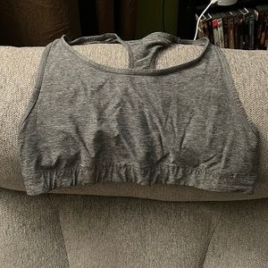 Gray Sports Bra